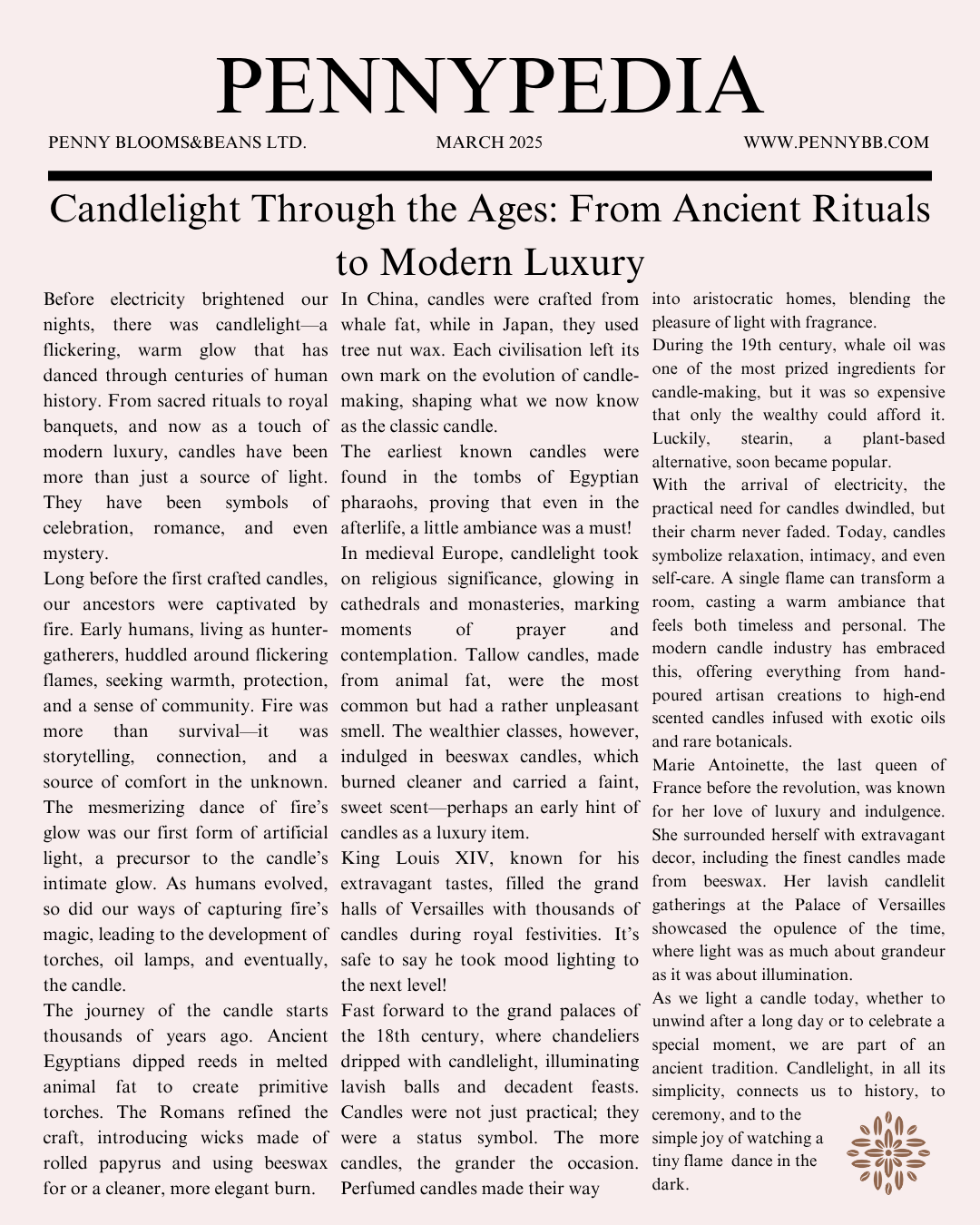 Candlelight Through the Ages: From Ancient Rituals to Modern Luxury