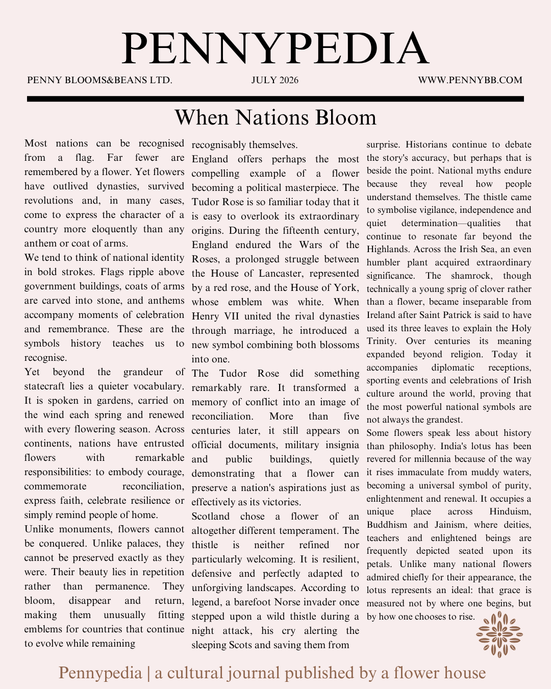 When Nations Bloom