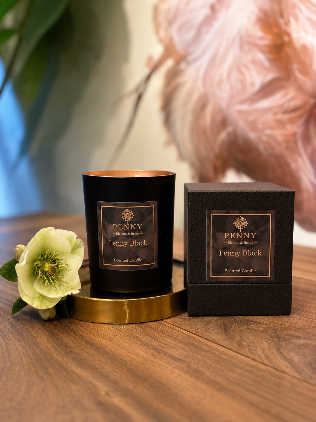 Penny Black Candle