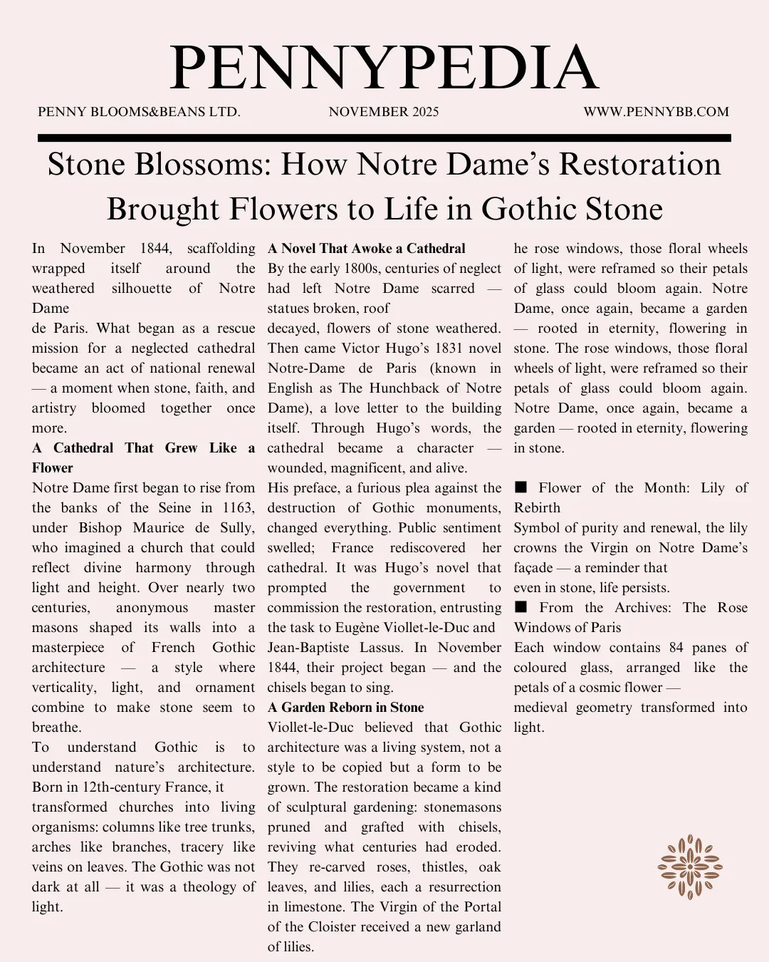 Stone Blossoms