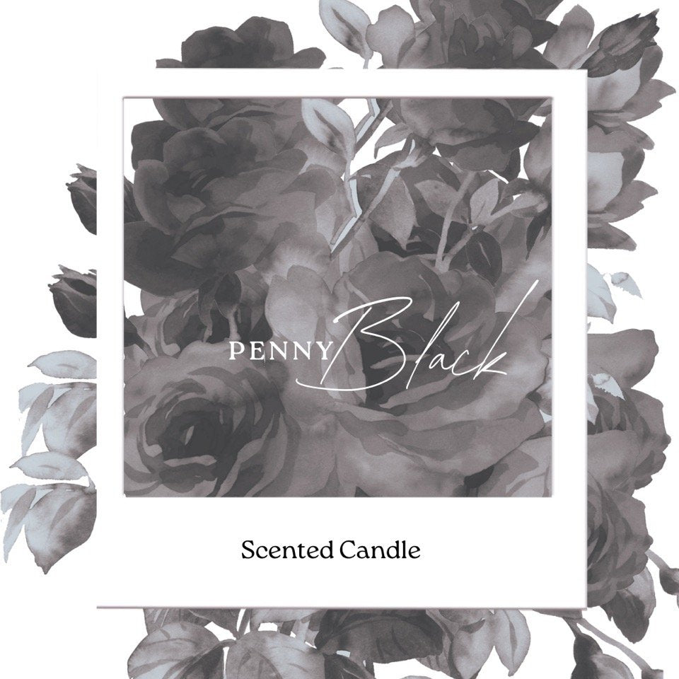 Penny Black Candle